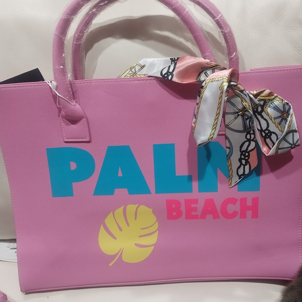 Pink Tote Bag